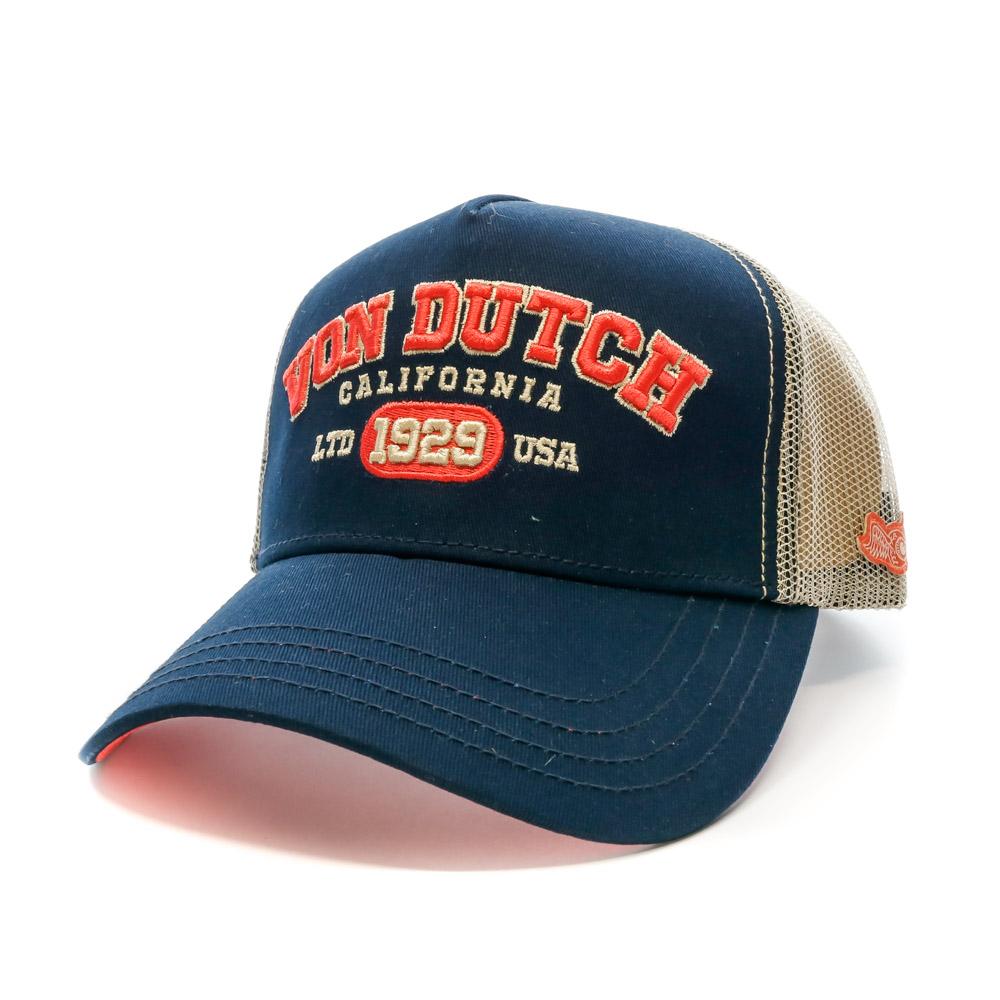 Von Dutch Casquette Marine/Beige Homme Von Dutch College