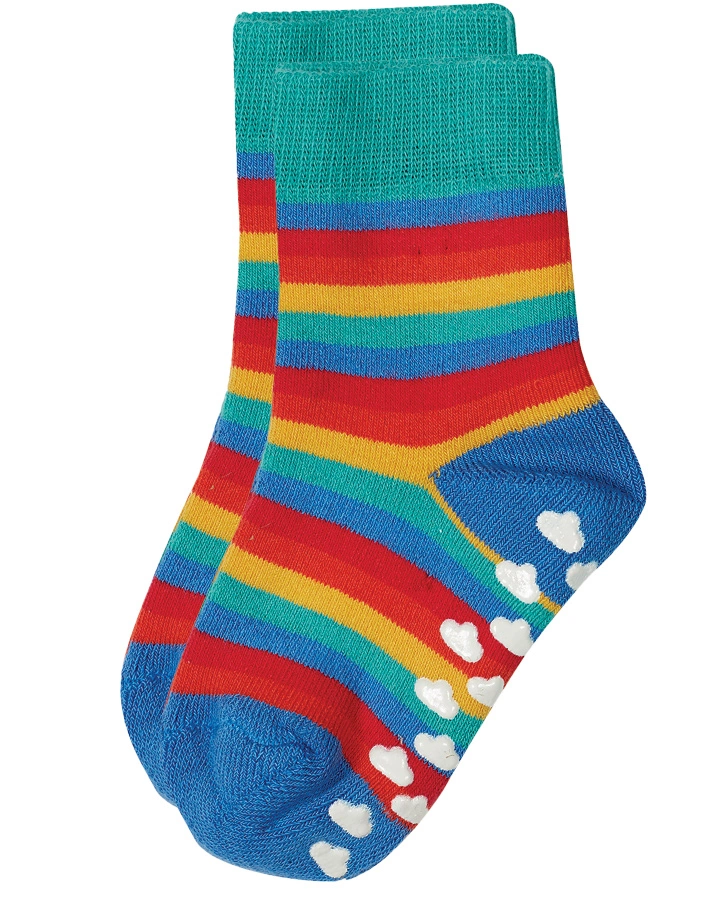 Stopper-Socken GRIPPY - RAINBOW 2er Pack in aqua
