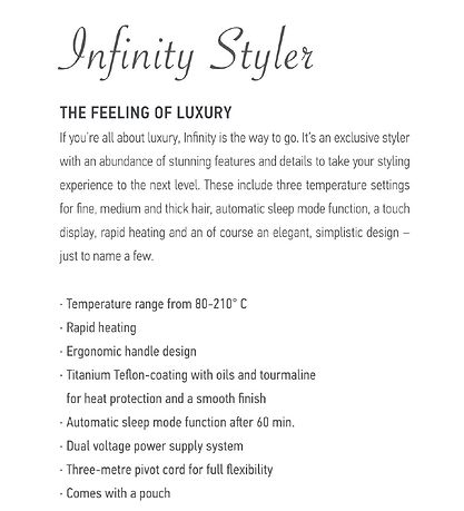 HH Simonsen Infinity Styler - Schwarz