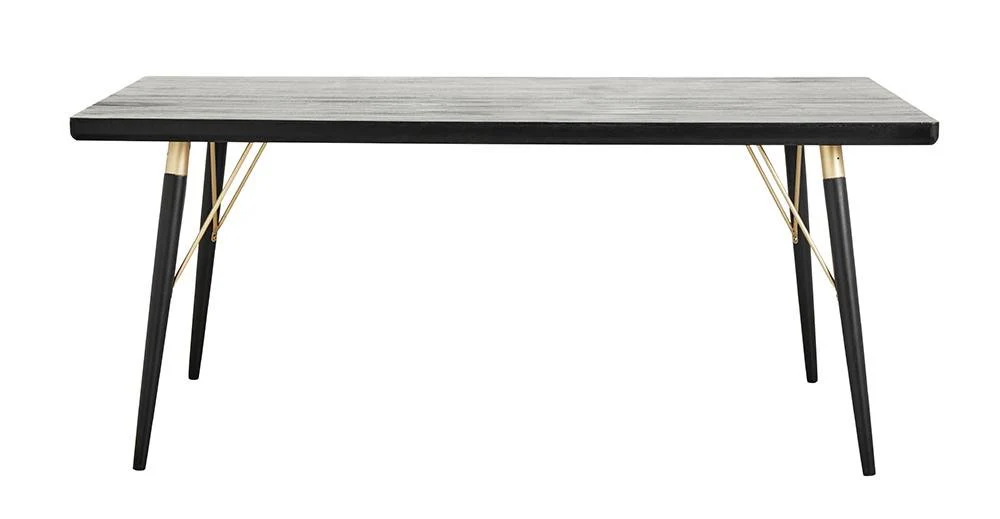Nordal  Aflangt spisebord, træ - 180x90 cm.