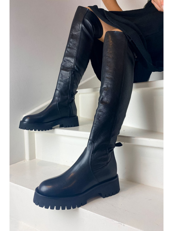 Semerdjian - Bottes Genouillères E945E3 Gange Nero