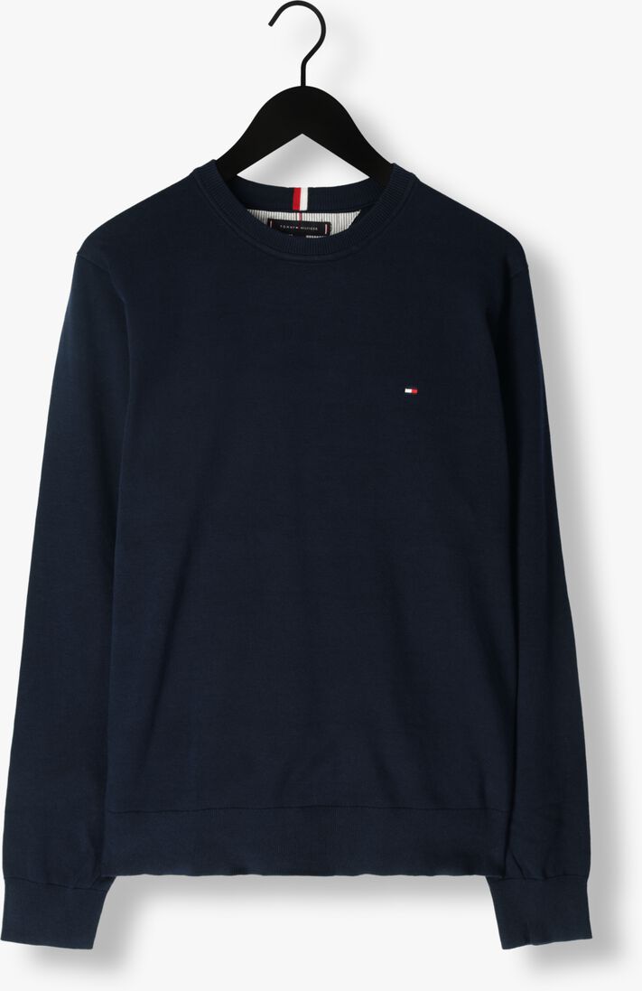 TOMMY HILFIGER donkerblauwe tommy hilfiger trui 1985 crew neck sweater