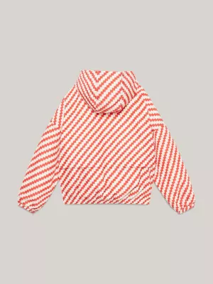 Jaqueta corta-vento Hilfiger Monotype Recycled Jagged Stripe