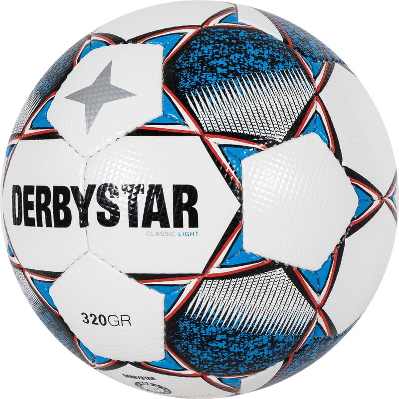 Derby Star - Classic Light II - Voetbal - Wit - Blauw - 320 gr