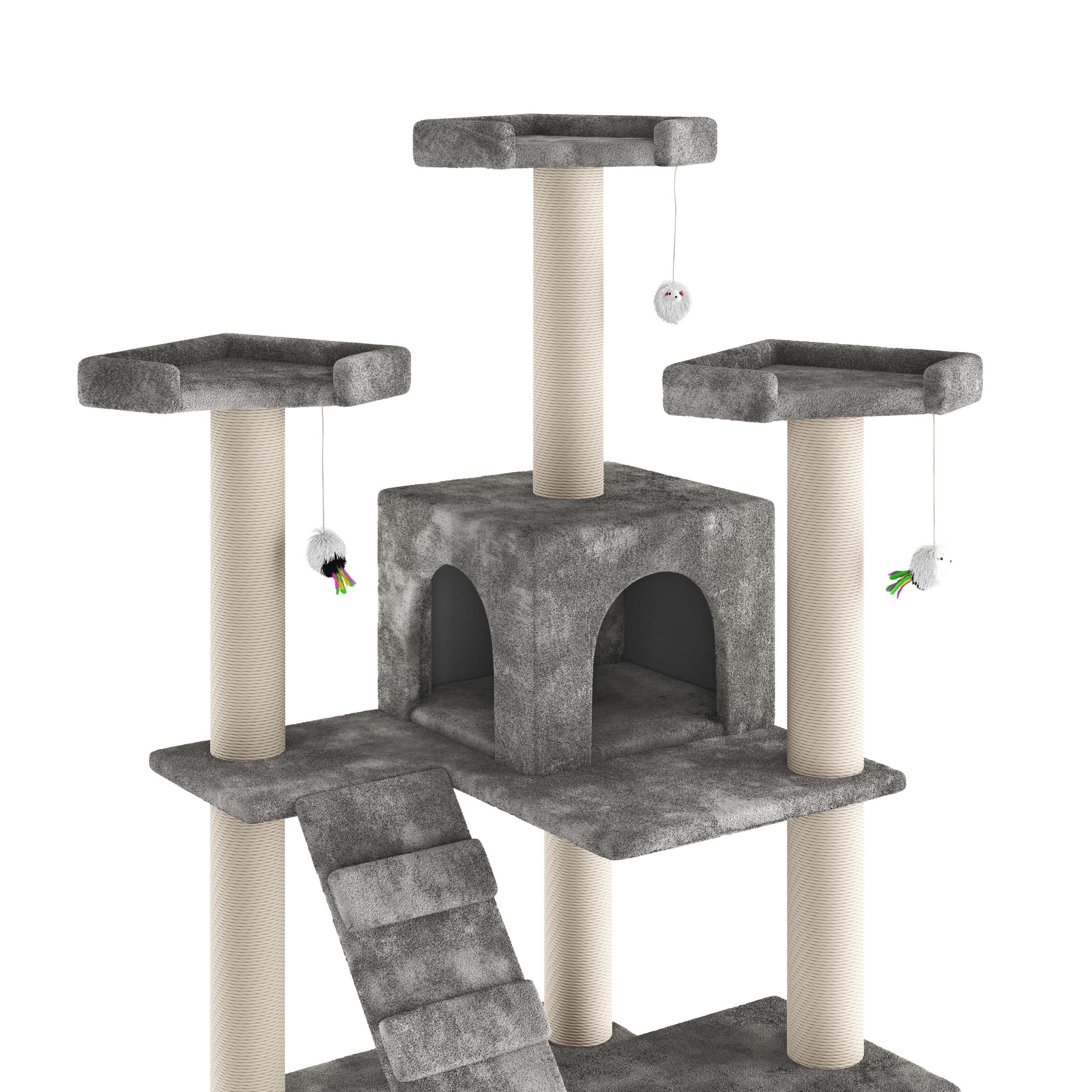 Katzenbaum MIRO 182 cm grau