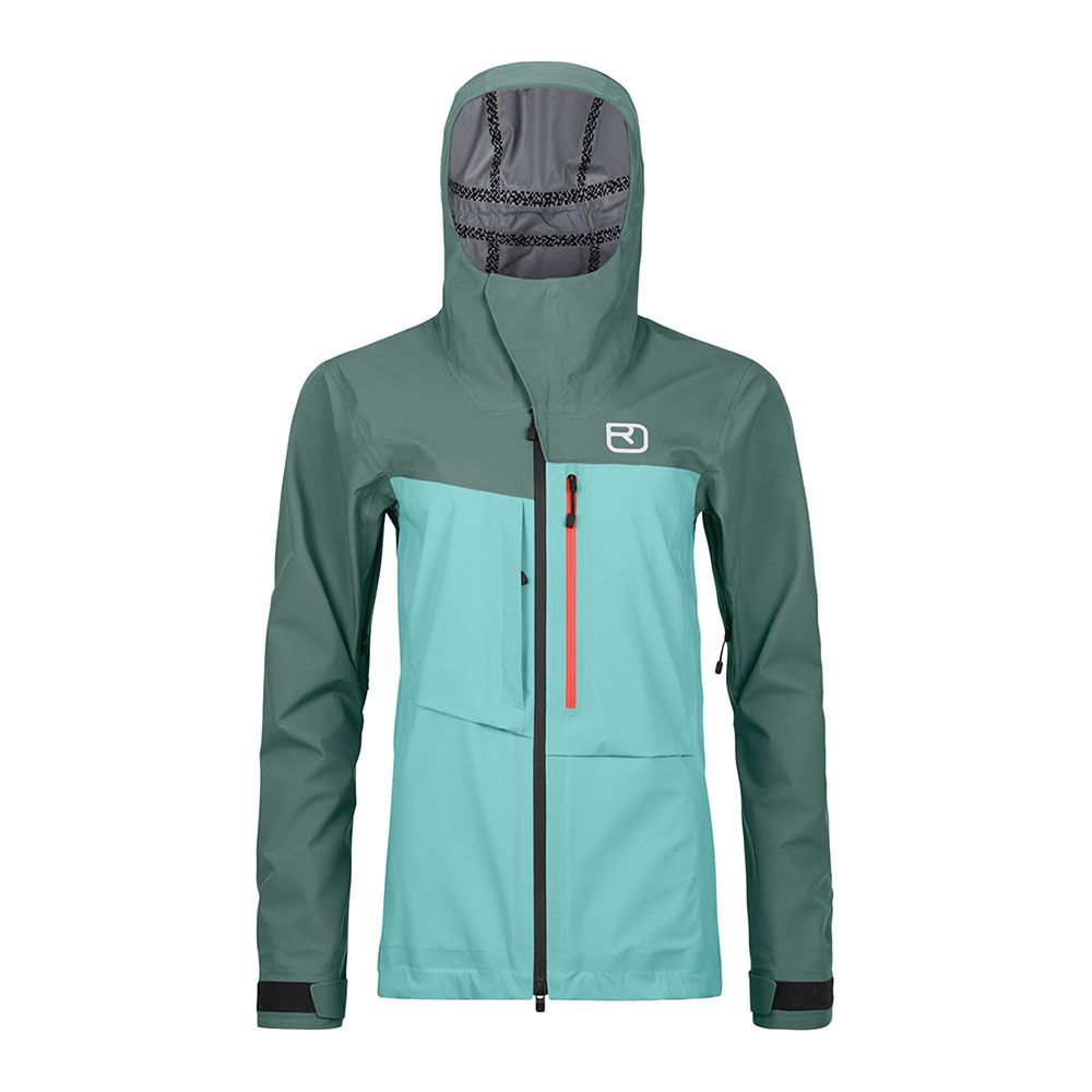 Ortovox 3L RAVINE SHELL - Veste ski Femme ice waterfall
