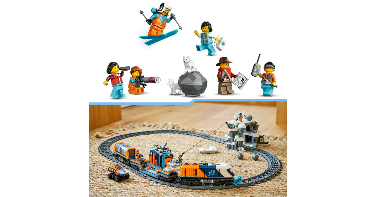 LEGOCity - Onderzoekstrein op de Noordpool Constructiespeelgoed  (60470)