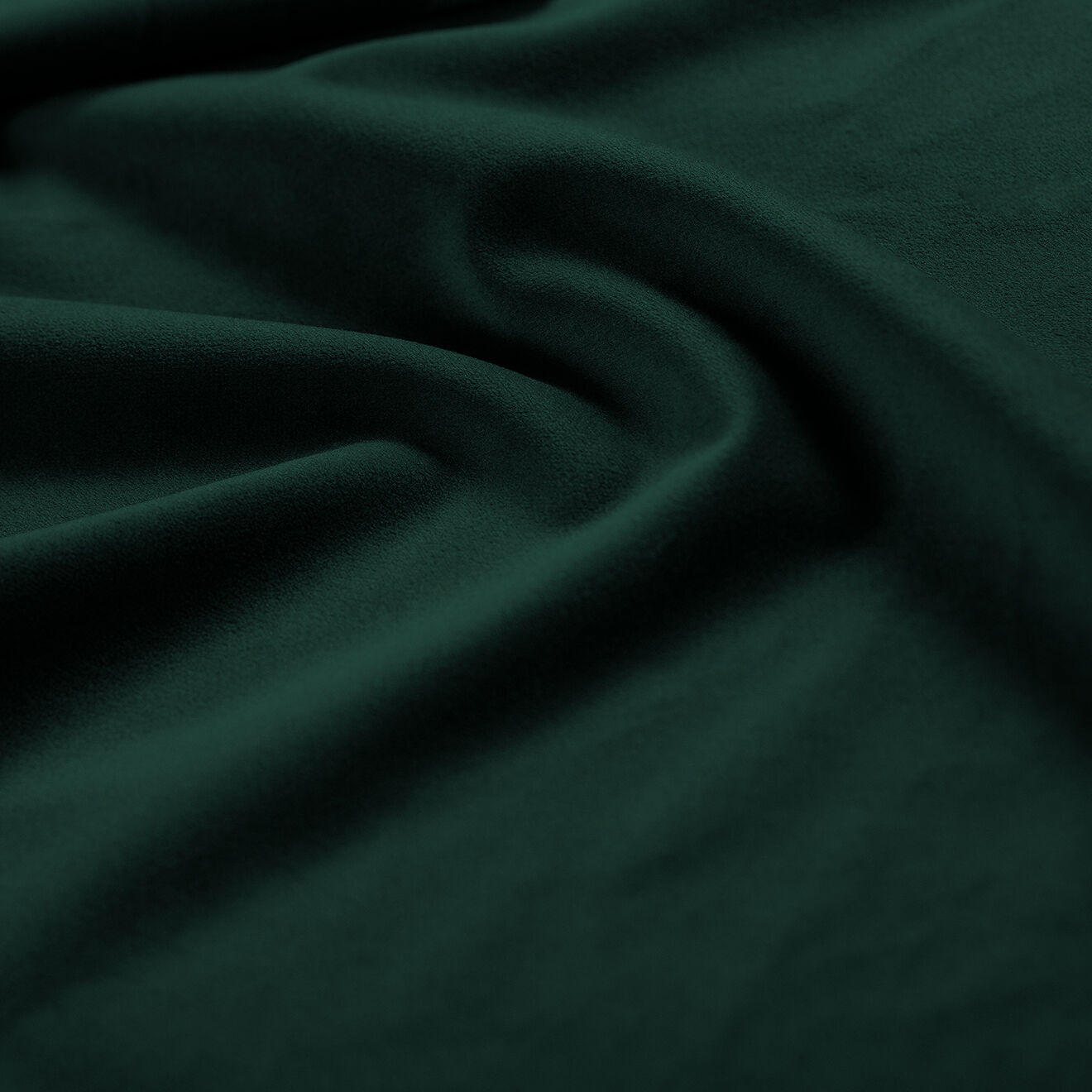 Intérieurs 86 Tête de Lit en Velours Haussmann vert bouteille - 140x120 cm