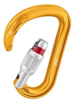 Mousqueton Screw-Lock Petzl Attache Jaune