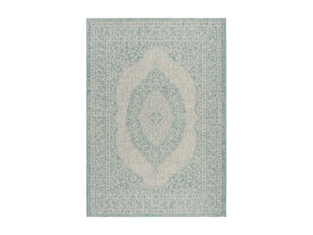Tapis Light Grey & Aqua 160 X 231 cm - Amira
