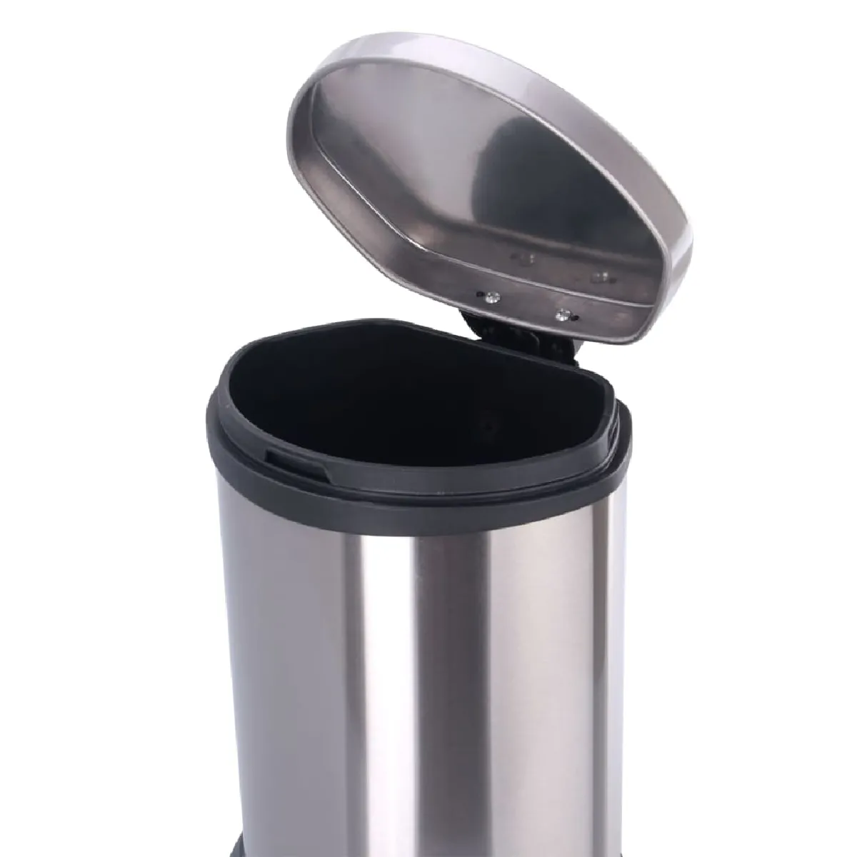 EKO Poubelle Shell - 50 L - Argenté Mat