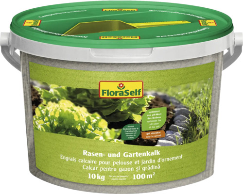 Gazonkalk & tuinkalk FloraSelf 10 kg / 100 m²