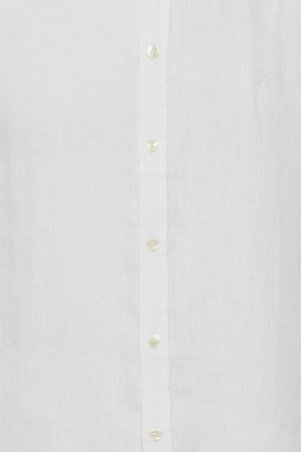 Casual Friday CFANTON 0071 SS 100% linen shirt Snow white