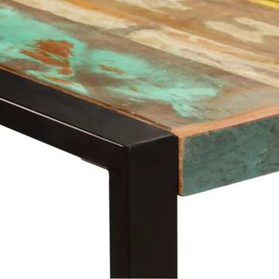 vidaXL - Eettafel - Multikleur - Hout - 180 x 90 x 75 cm