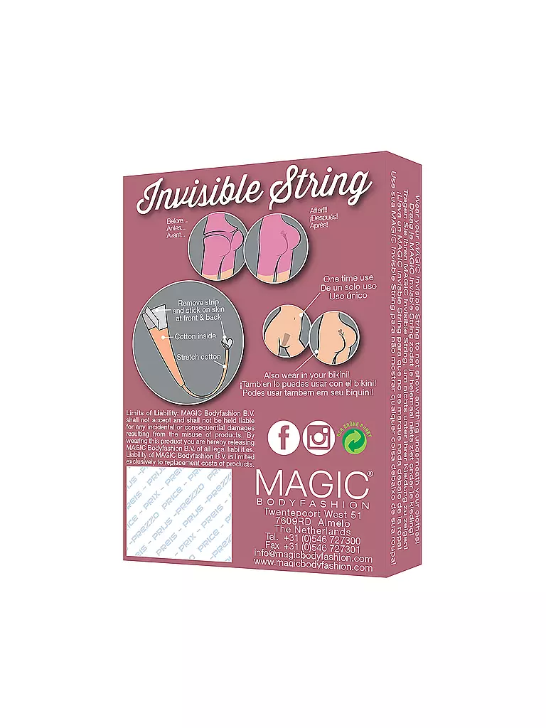 MAGIC BODYFASHION Invisible String 4er Pkg. beige