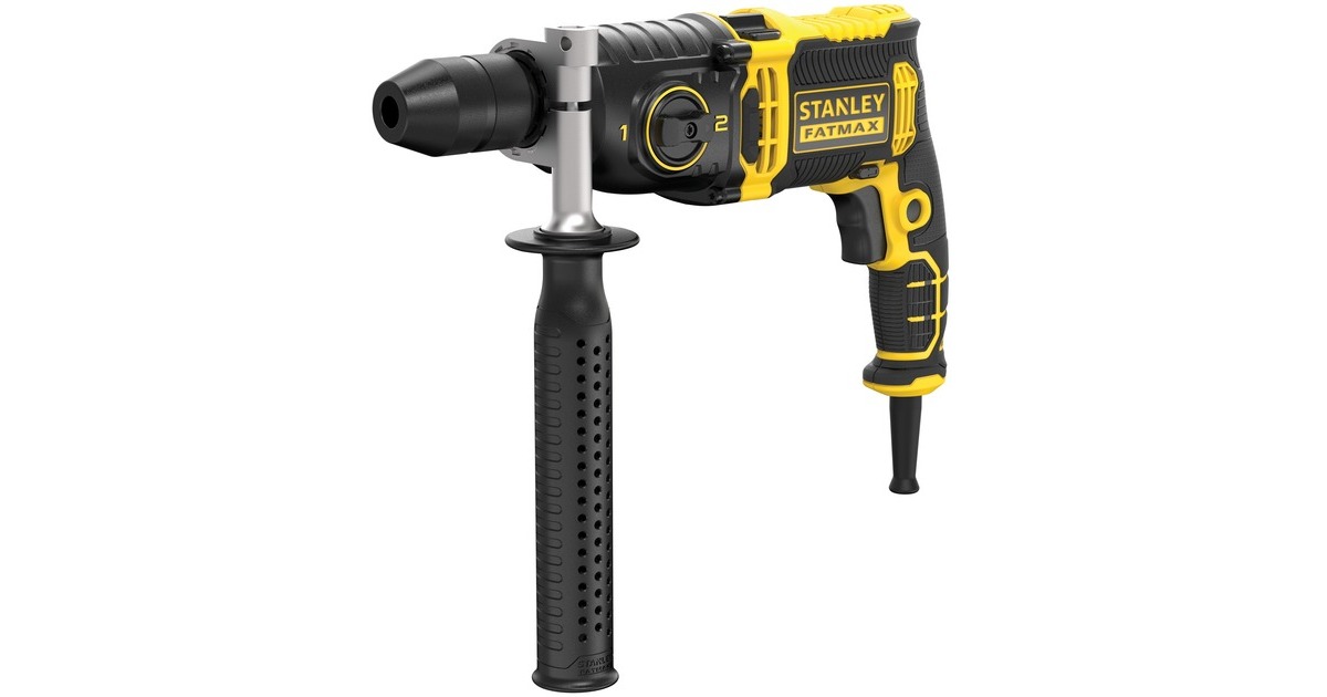 StanleyFATMAX 1100W klopboormachine  (Geel/zwart, 2 versnellingen, met koffer)
