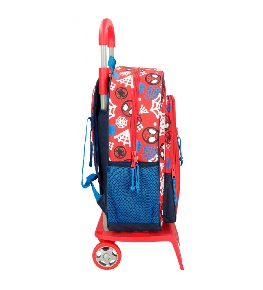 Joumma Bags Mochila Escolar Spidey and friends 40cm con carro rojo
