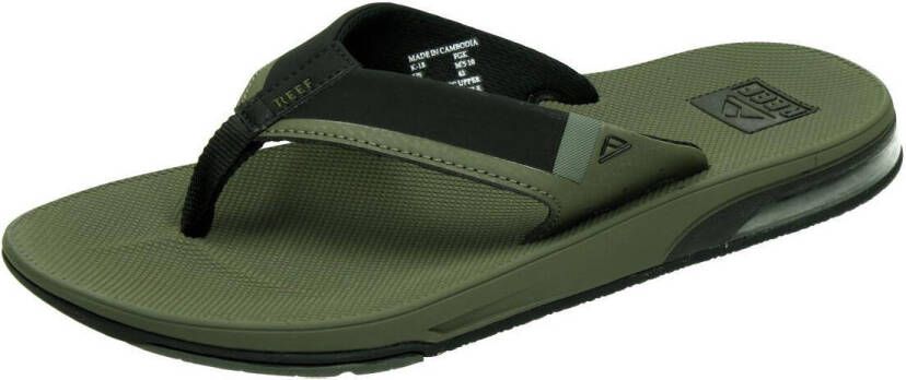 Reef Fanning Low Olive Heren Slippers Olijfgroen