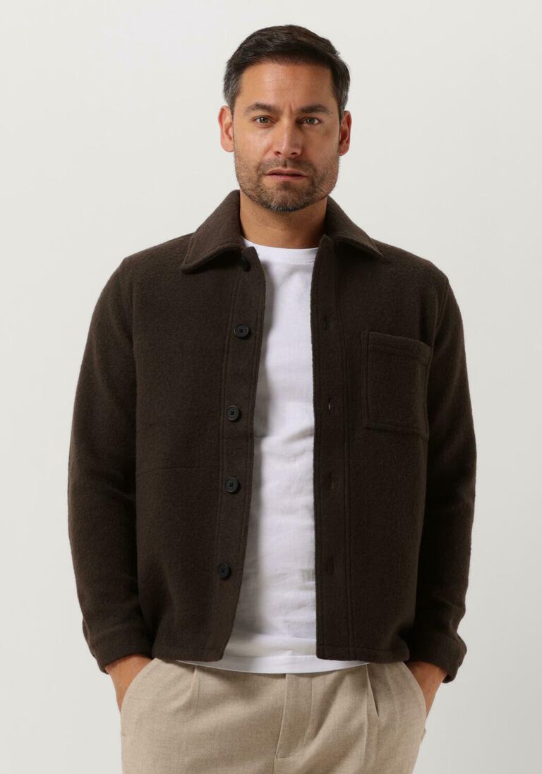 MINIMUM bruine minimum overshirt serto
