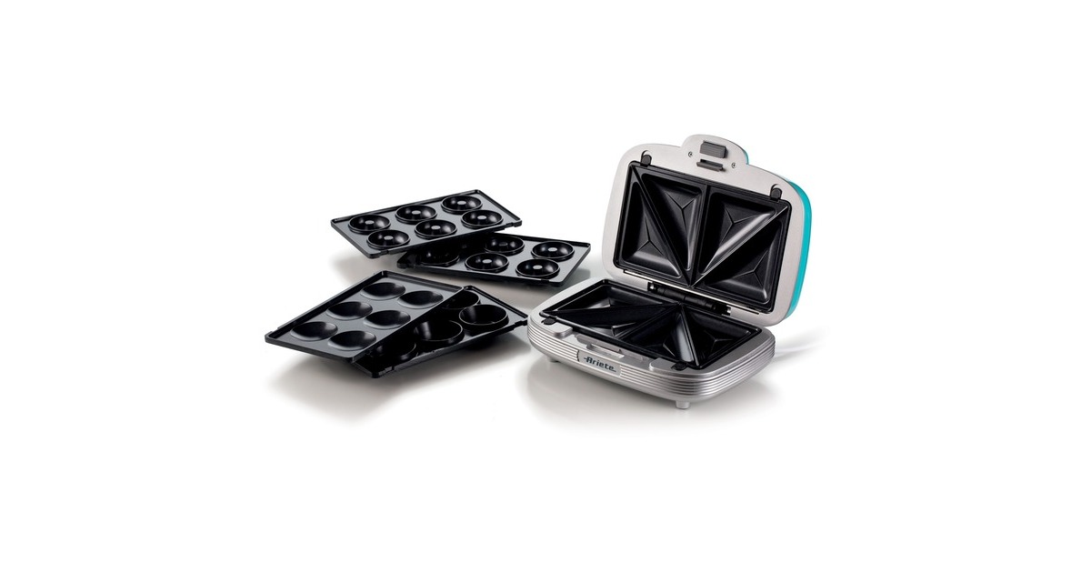 ArieteParty time Tosti / cupcake maker 1972/01 sandwichmaker  (Lichtblauw)