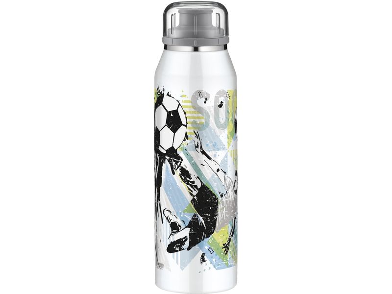 Alfi Thermosflasche Kids Goal 500 ml, Weiss Isolierflasche