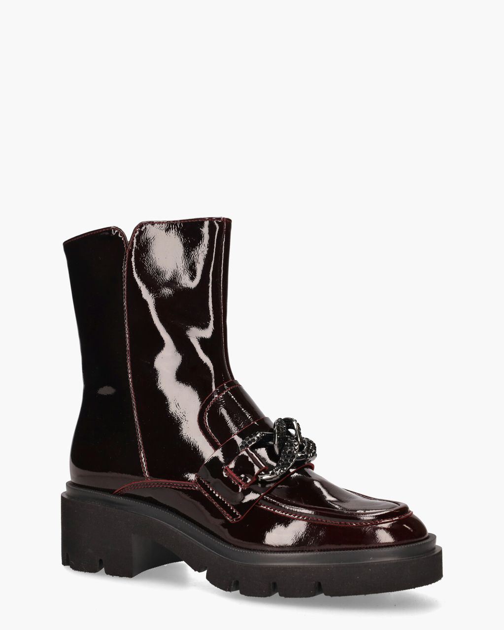DLSport 6851 Bordeauxrood Dames Enkelboots
