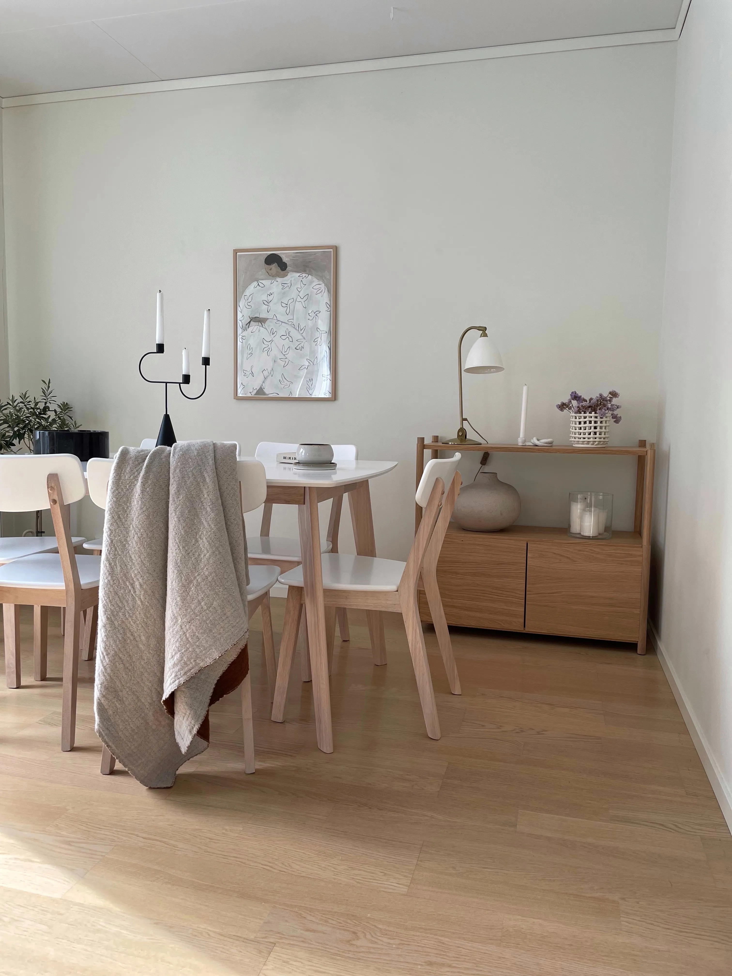 Set van 2 eetkamerstoelen SANTOS Wit