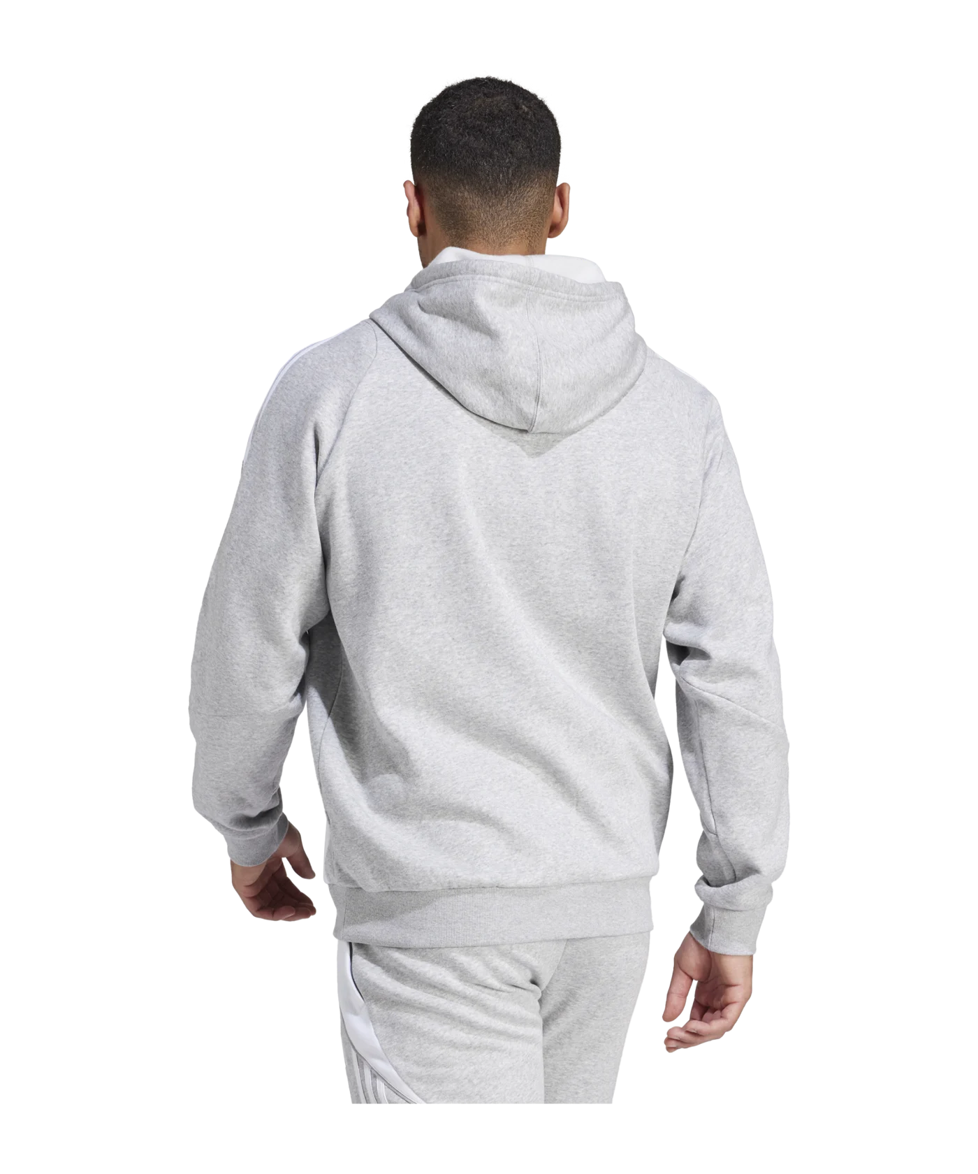 adidas Tiro 24 Hoody Grau Weiss