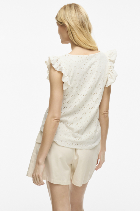 Vila beige dames t-shirt