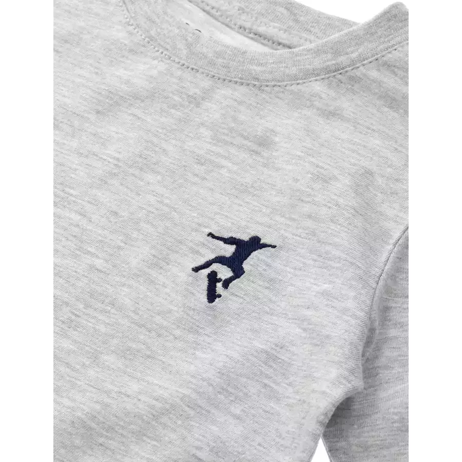 Baby Sweets Shirt Kurzarm Skater grau