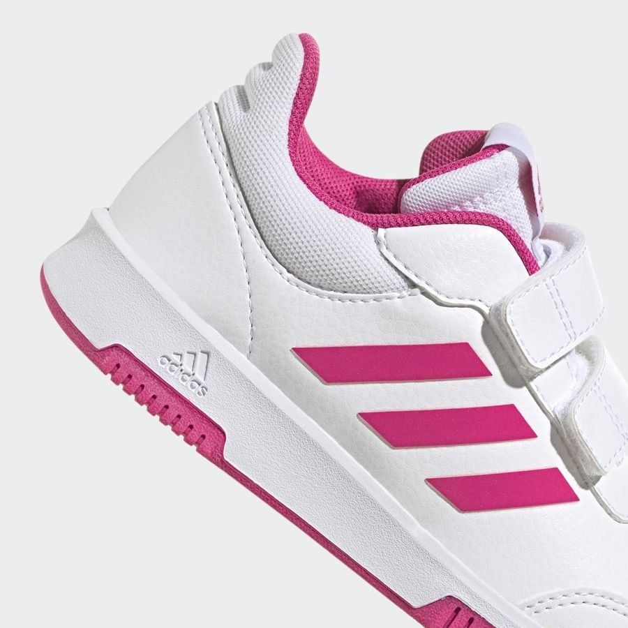 adidas Chaussures Tensaur Velcro - Blanc/Rose Enfant