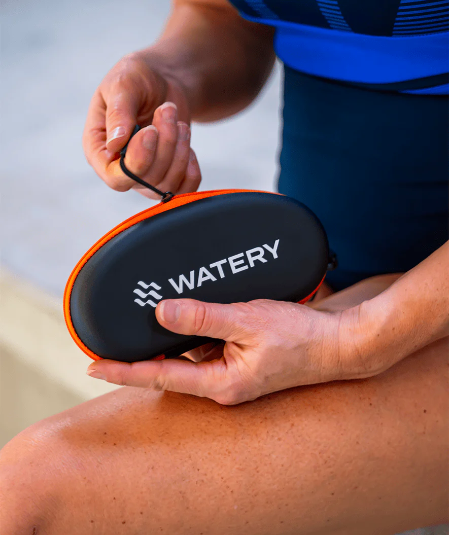 Watery etui til svømmebriller - Active - Orange