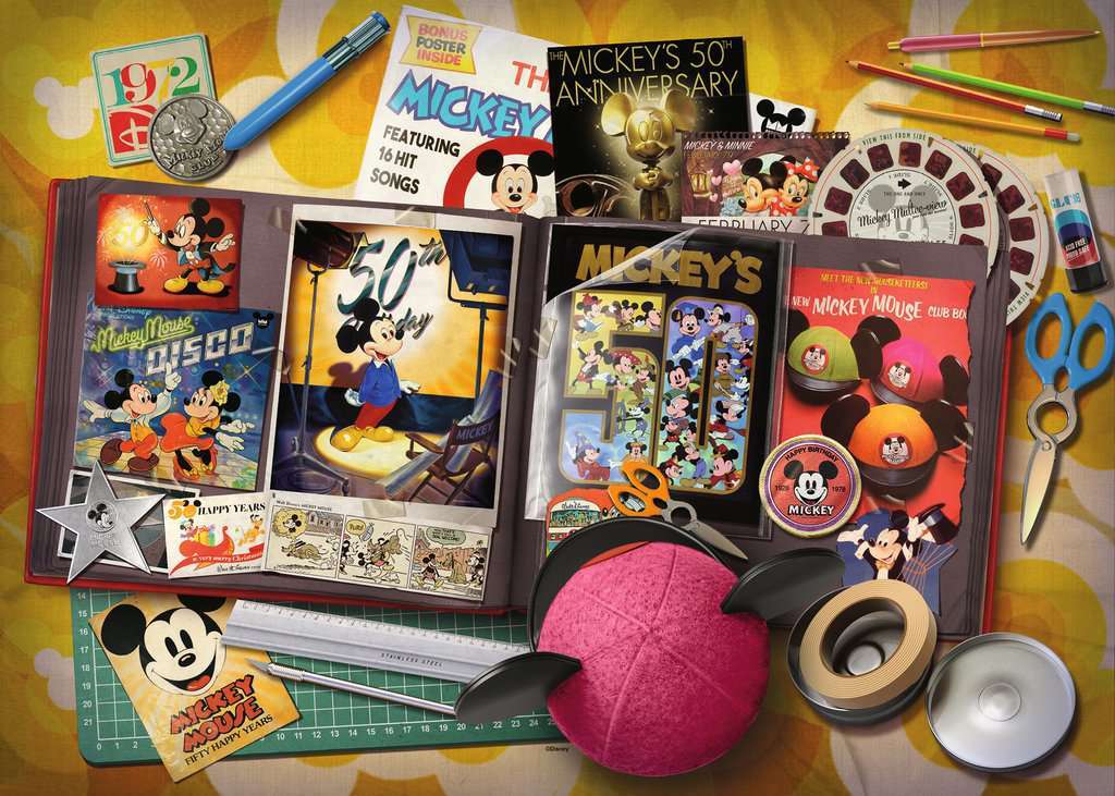 Ravensburger Spiel 1970 Mickey Moments