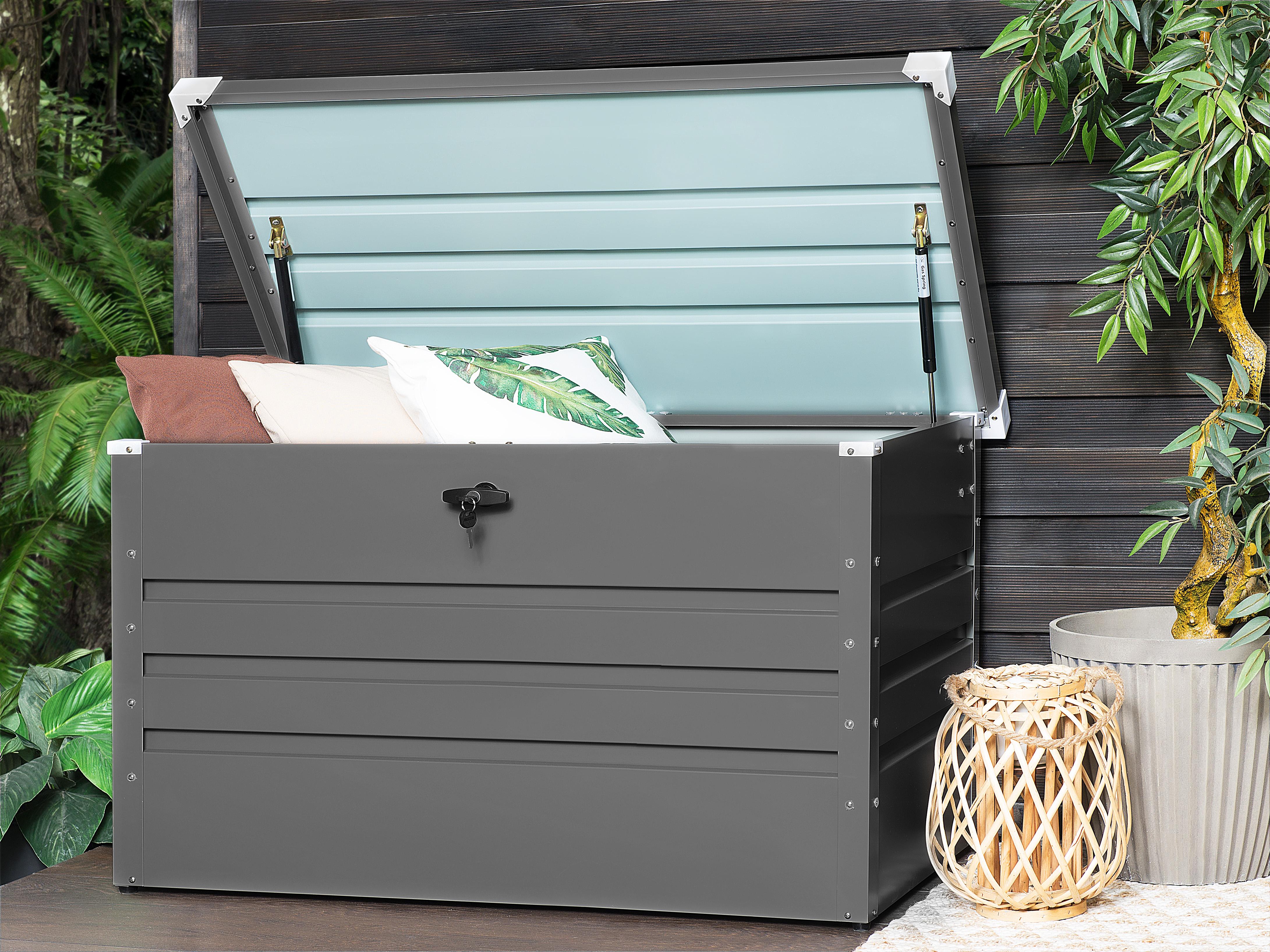 Kussenbox CEBROSA 132 cm 62 cm Grijs