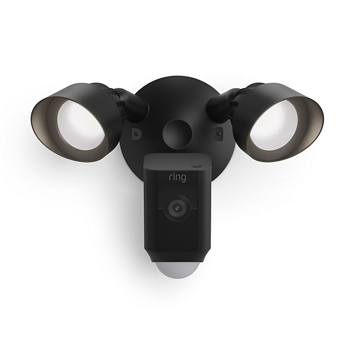 Camera de vidéosurveillance extérieure Ring Floodlight Cam Wired Plus noir