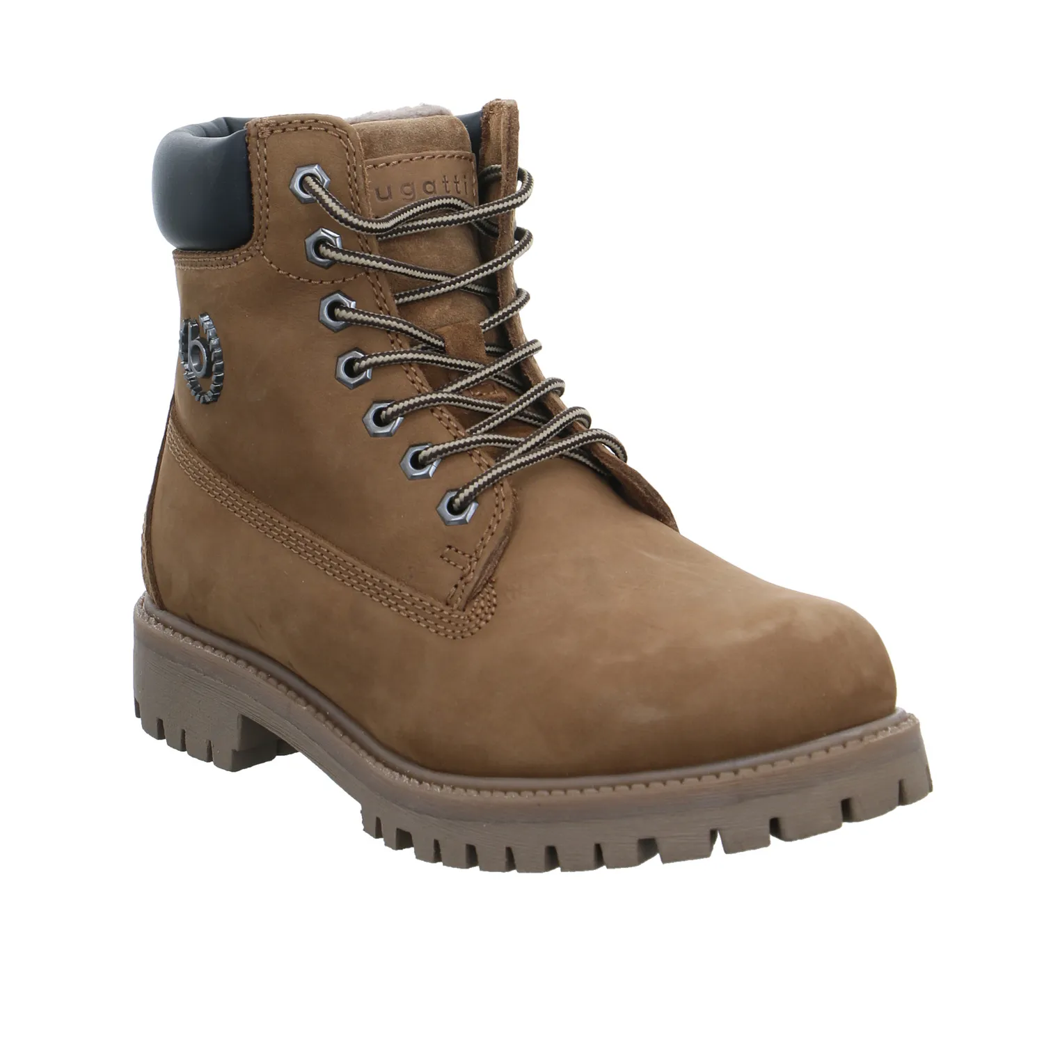BUGATTI SHOES Winter-Boots Braun Leder