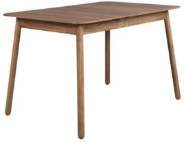 Zuiver Glimps Uitschuifbare Eettafel 120/162x80 cm Hout Walnoot - Bruin