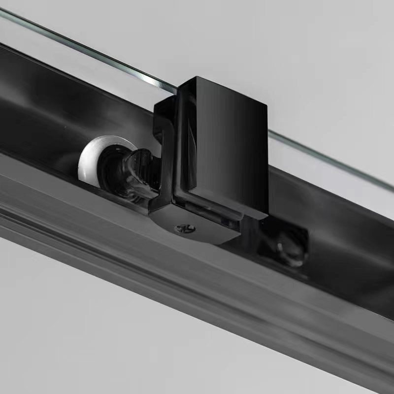Gelco Sigma Simply Black kwartronde douchecabine 100x100cm zwart