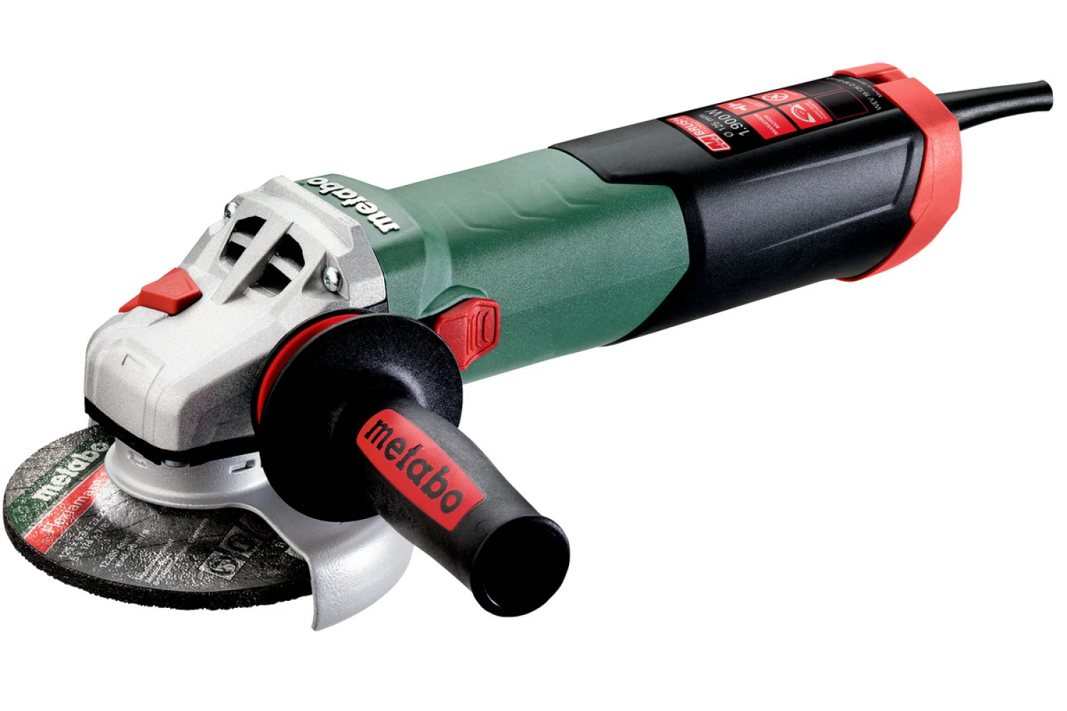 Metabo WEV 19-125 Q M-Brush Haakse slijper body - 1900W - 125mm