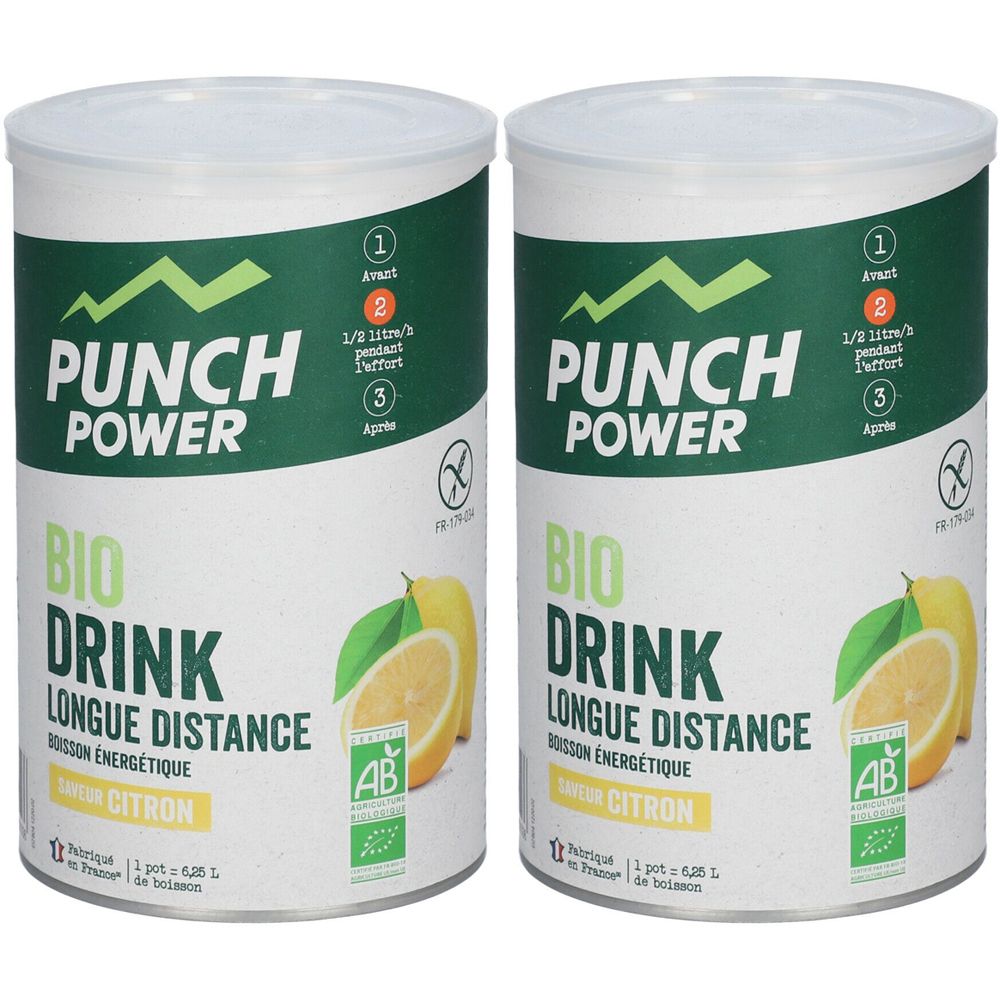 PUNCH POWER Biodrink Long Distance Zitrone Bio