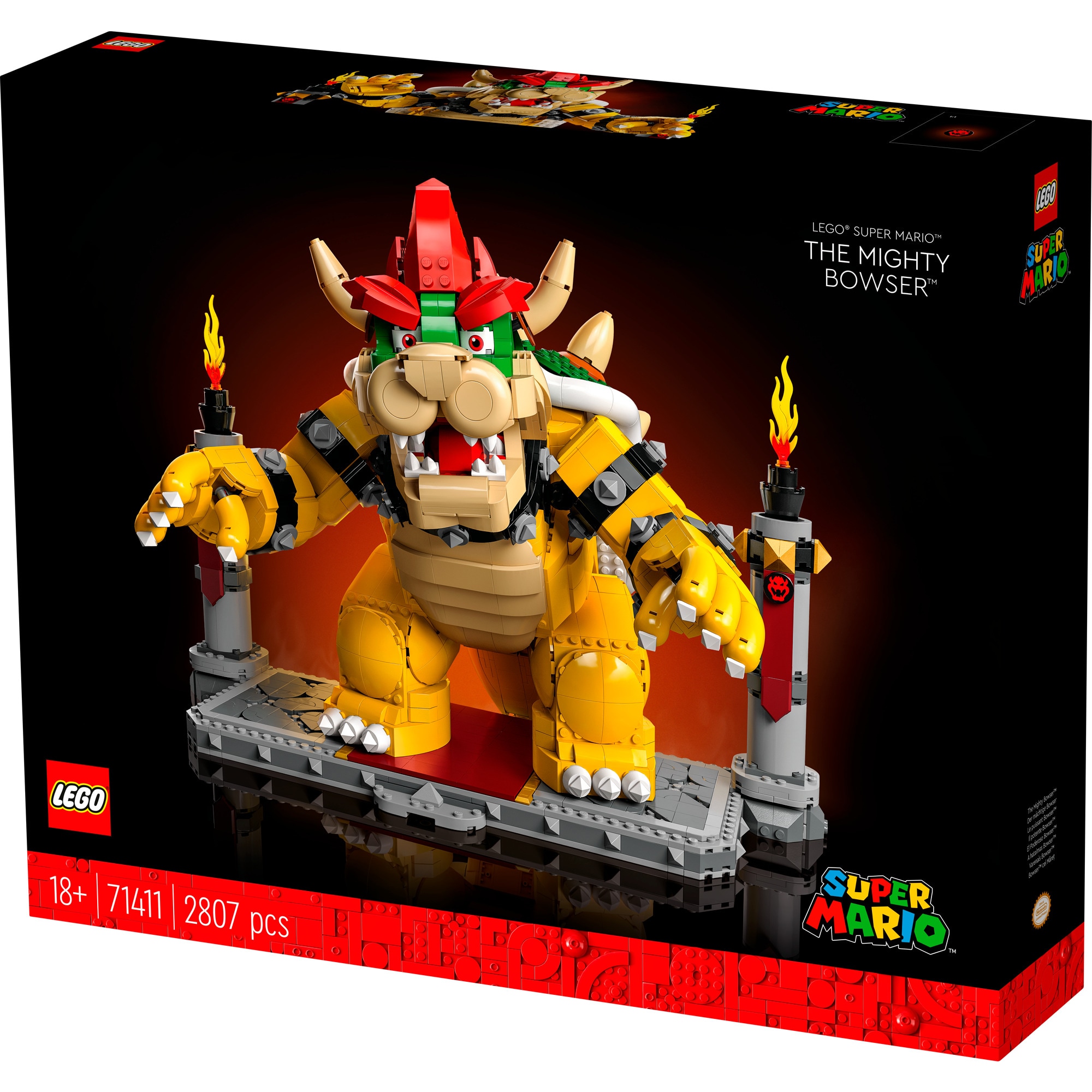 LEGO Konstruktionsspielzeug Super Mario - Der mächtige Bowser