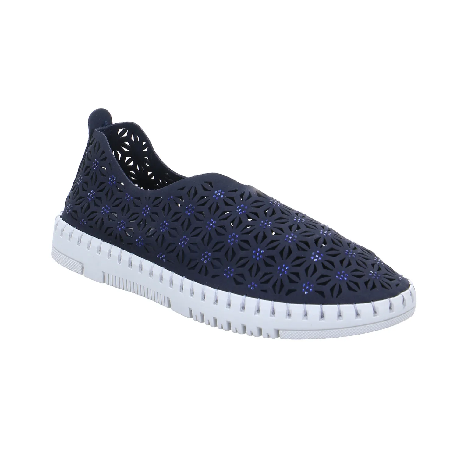 COSMOS COMFORT Slipper Navy Lederimitat