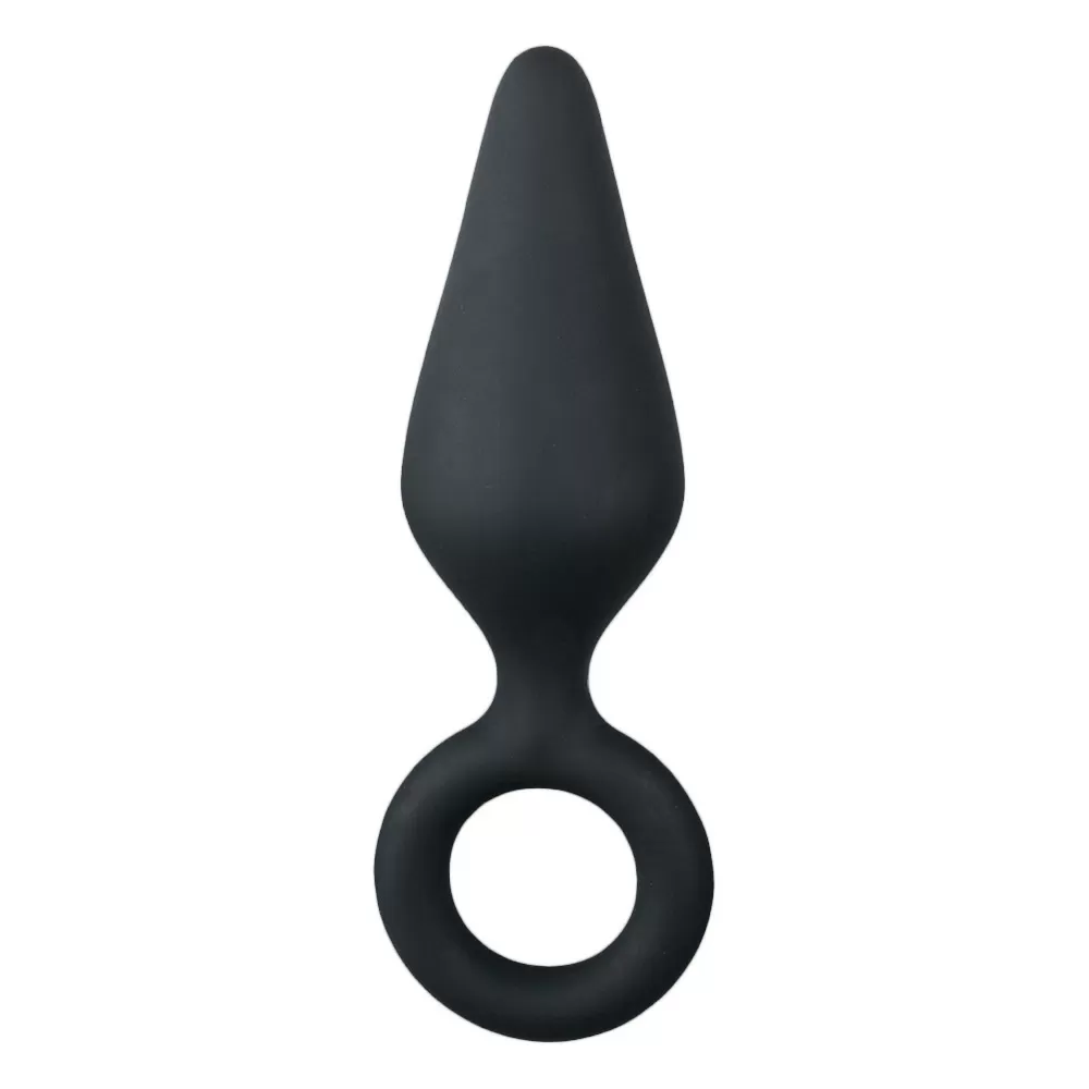 EasyToys Silikone Butt Plug m. Ring - Small