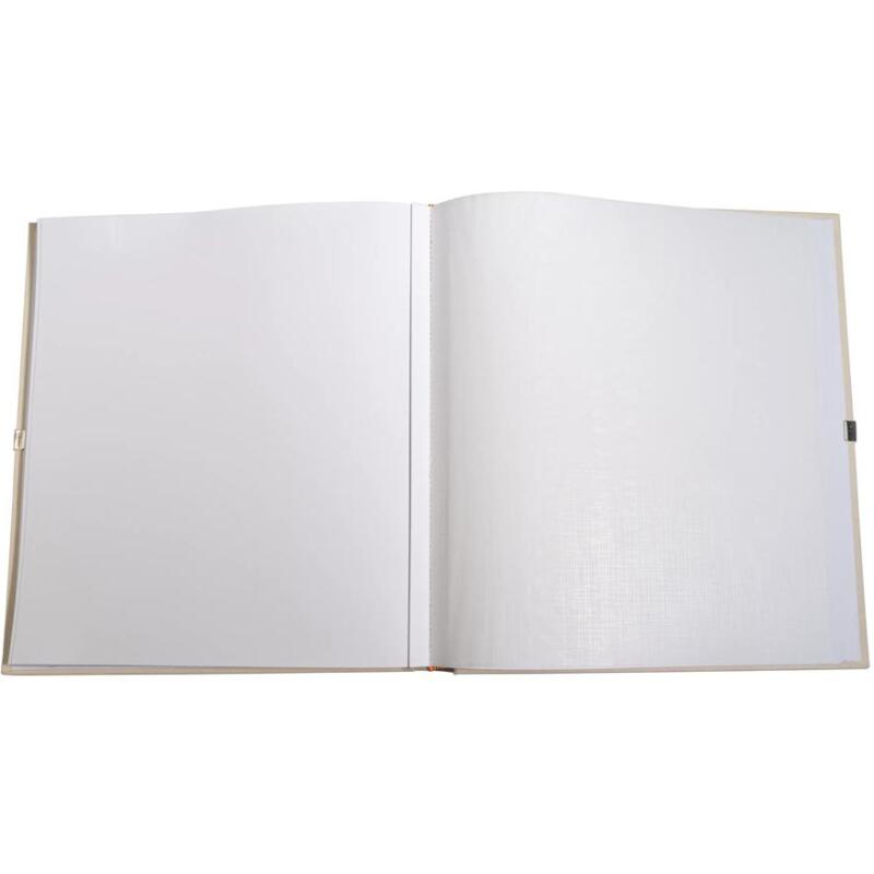 Album photos livre 60 pages blanches Kingsbridge - 29x32 cm - Ivoire