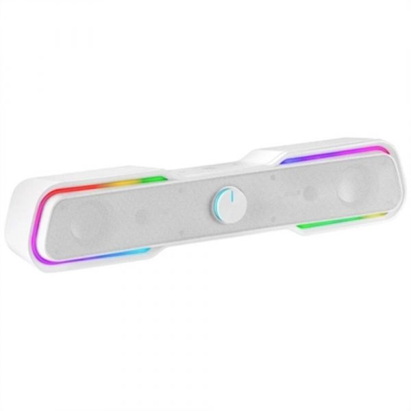 Mars Gaming MSBX RGB 10W RMS Bluetooth Branca - MSBXW