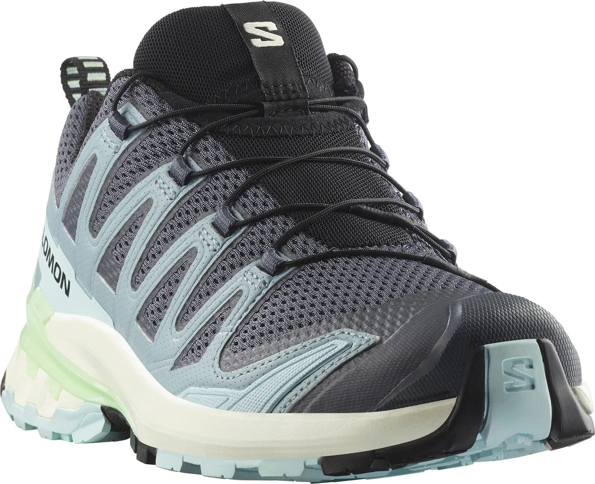 Salomon Women's XA Pro 3D V9 Turbulence/iced Aqua/patina Green