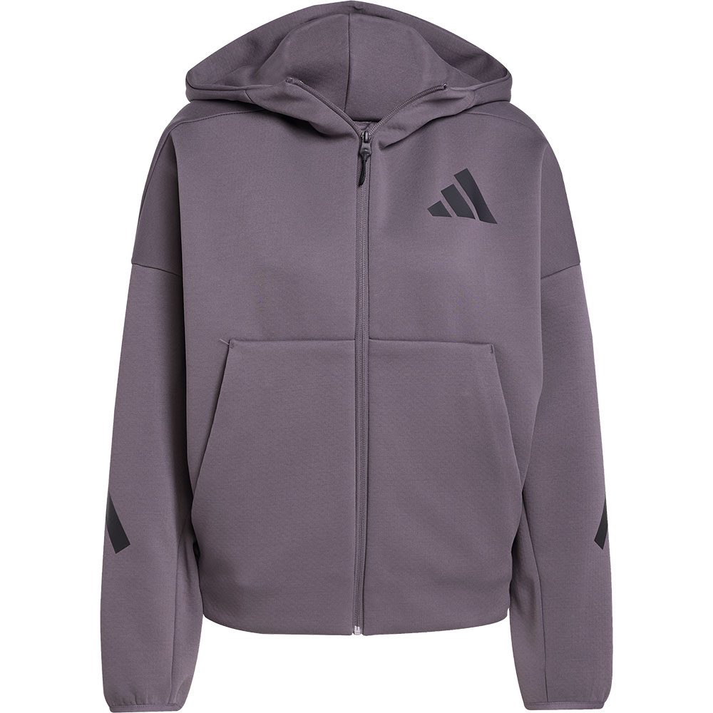 adidas Z.N.E. Zip-Hoodie Damen grey strata