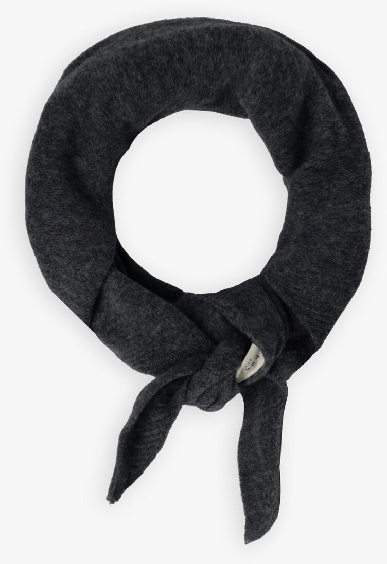 donkergrijze bonnie studios sjaal bonnie wool scarf