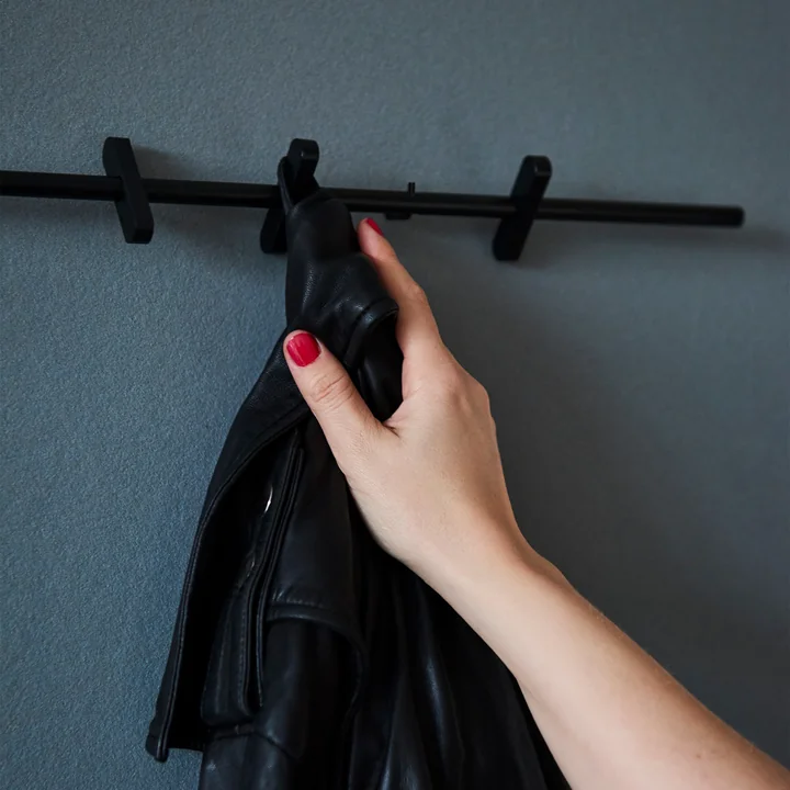 Moebe - Coat Rack Hakenleiste 40 cm, Chrom