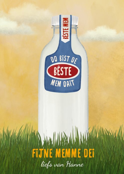 Fishuals | Moederdagkaart | do bist de beste mem oait